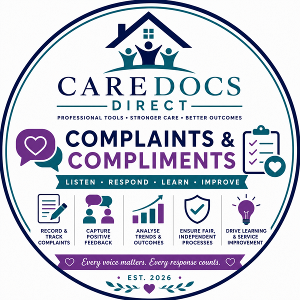 Complaints & Compliments Tracker | Children's Homes Excel Management Dashboard